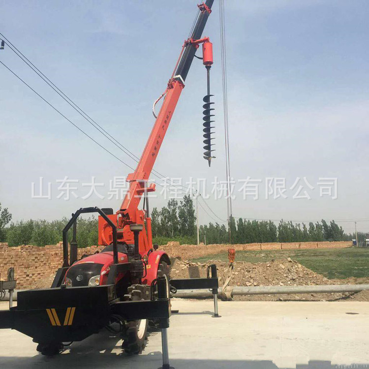 一手货源拖拉机吊车打桩机 拖拉机吊车打桩机品质 拖拉机打桩机好