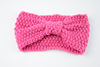 Knitted headband with bow, keep warm helmet handmade, European style