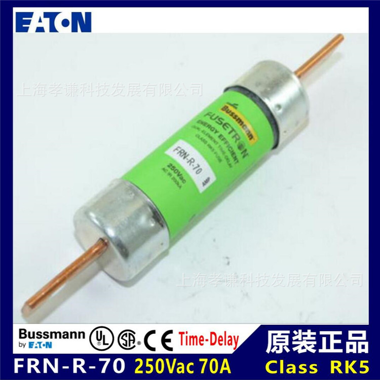正品BUSSMANN FRN-R-80双指示Fusetron熔断器FRN-R 250Vac 70A