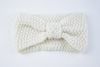 Knitted headband with bow, keep warm helmet handmade, European style