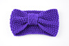 Knitted headband with bow, keep warm helmet handmade, European style