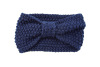 Knitted headband with bow, keep warm helmet handmade, European style