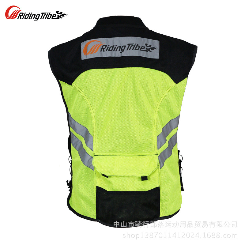 JK-22 motocicleta chaleco reflectante uniforme de la motocicleta uniforme fluorescente traje de seguridad chaleco