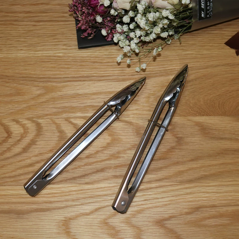 Оптовая Продажа с фабрики 9 дюймов зажим для барбекю кухонный зажим для еды Инструменты для выпечки зажим для барбекю пищевой зажим для хлеба