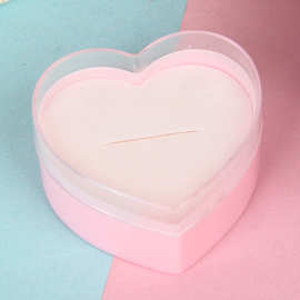 心形小戒指盒子小女孩戒指亚克力桃心盒子饰品透明小胶盒现货批发