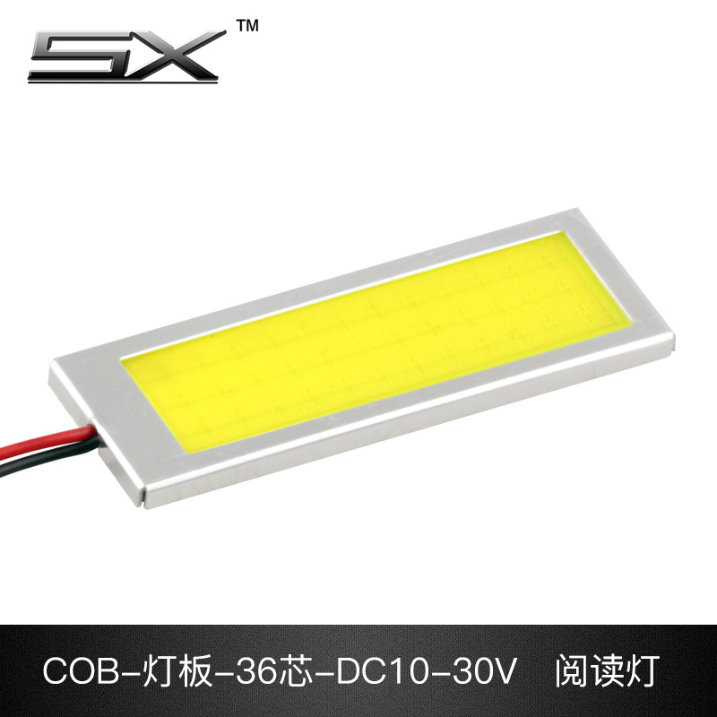 Directo de fábrica coche modificación cob led coche luz t10 led coche lectura del tronco iluminación luz de la matrícula