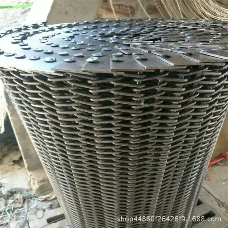 304不锈钢网带喷涂烘干网带可双旋人型乙型金属链杆烧结炉网带