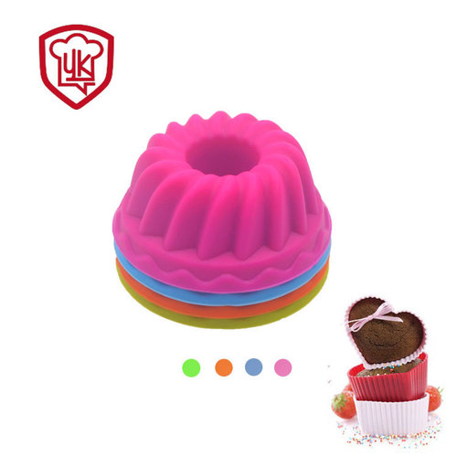 New small chiffon baking cake mold silicone pumpkin muffin cup pudding cup silicone mold wholesale