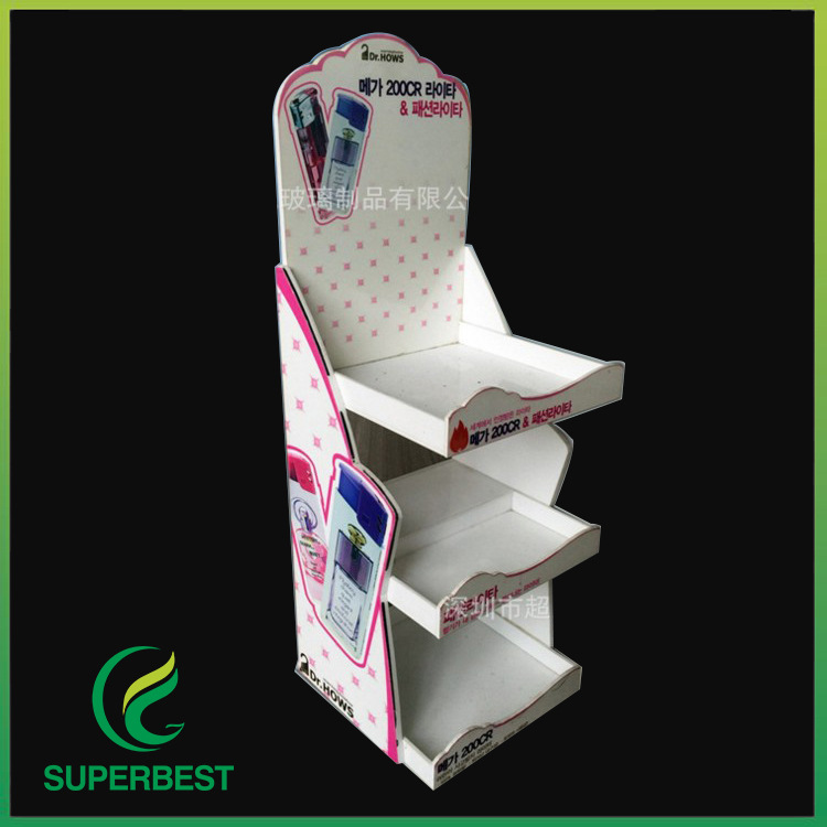 厂家直销商场简约保温杯货架 三隔层拼接亚克力展示架