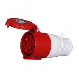 启星经济型产品QX.225Z   5芯32A IP44工业连接器