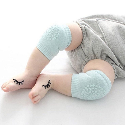 Creative children's anti-slip knee pads socks cotton knee pads with adhesive socks baby learning to walk knee pads socks
