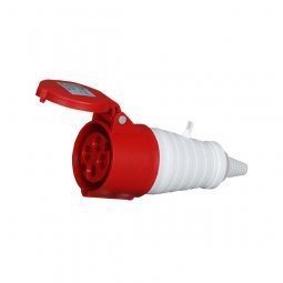 启星经济型产品QX.224L   4芯32A IP44工业连接器