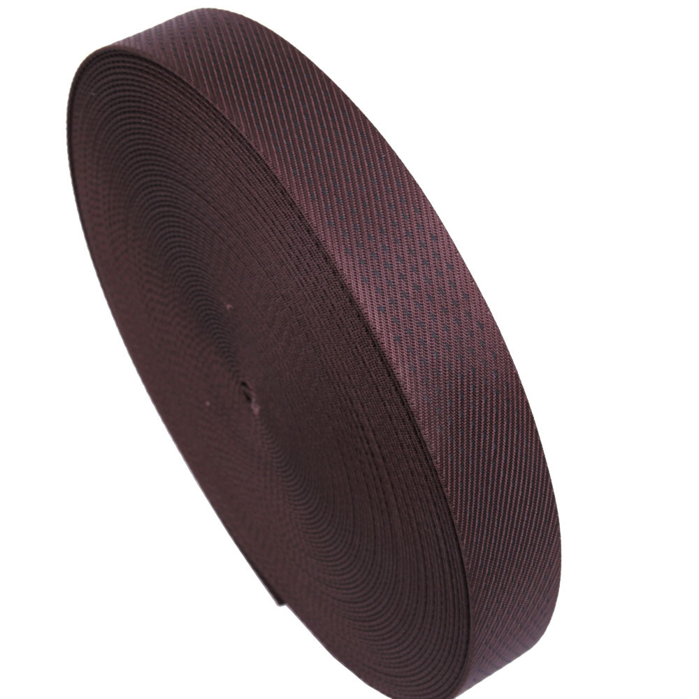 广东肇庆 现货3.8cm电脑提花带斜纹尼龙带加厚2.5mm 腰带锦纶织带