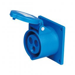 启星QX.313   3芯16A IP44暗装插座/防水工业插头插座/工业插座