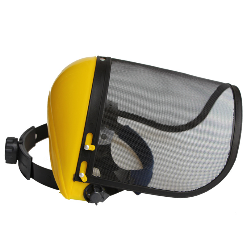 割草机面部网状防护面罩防冲击防飞溅防爆劳保面罩批发