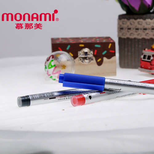 MONAMI Mark pen straight liquid whiteboard 05029 felt tip pen water-based fine whiteboard pen erasable pen