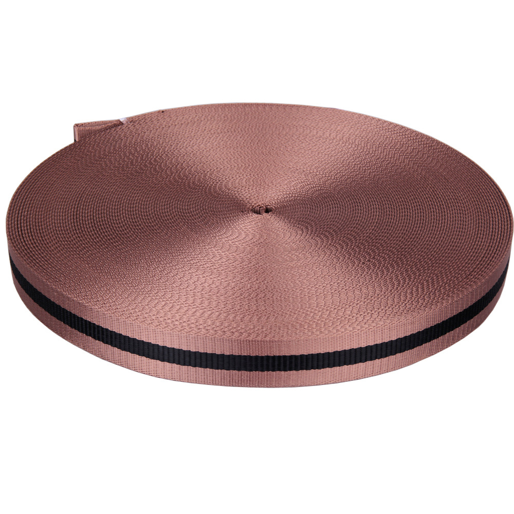 广州力满厂家  现货直销 3.2cm 1.2寸 啡间黑色 仿尼龙织带