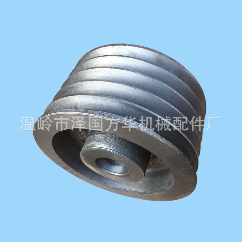 三角皮带轮d型5槽空电机气泵水泵180mm-600mm铸铁传动皮带盘D型