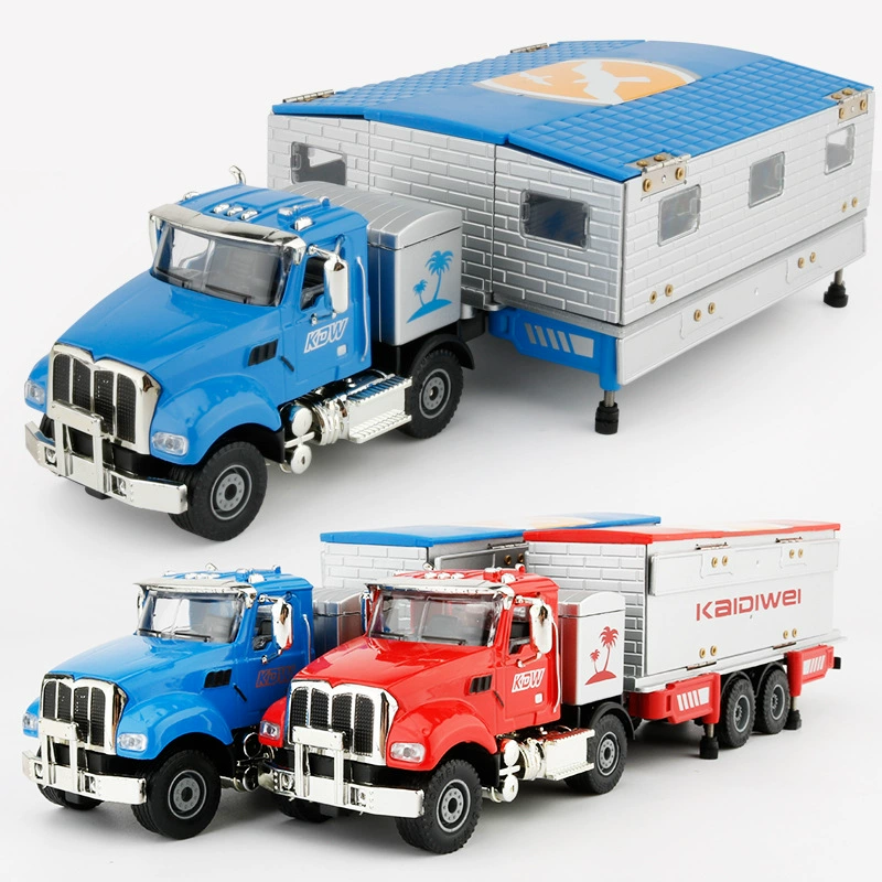 凯迪威 Metal transformer, RV for travel, car model, minifigure, collection