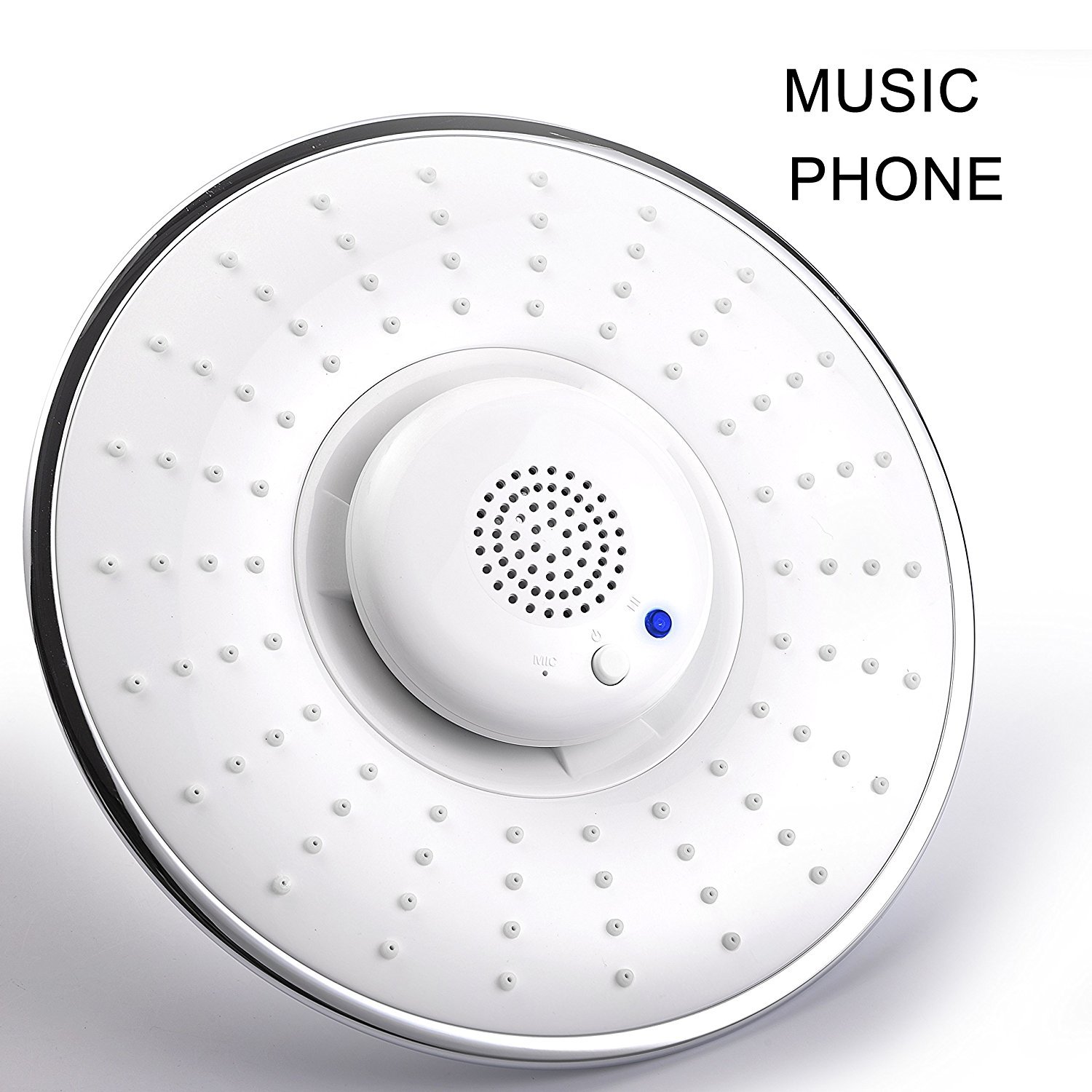 Cross-border home music shower head top spray shower head built-in Bluetooth talkable music phone shower manufacturers