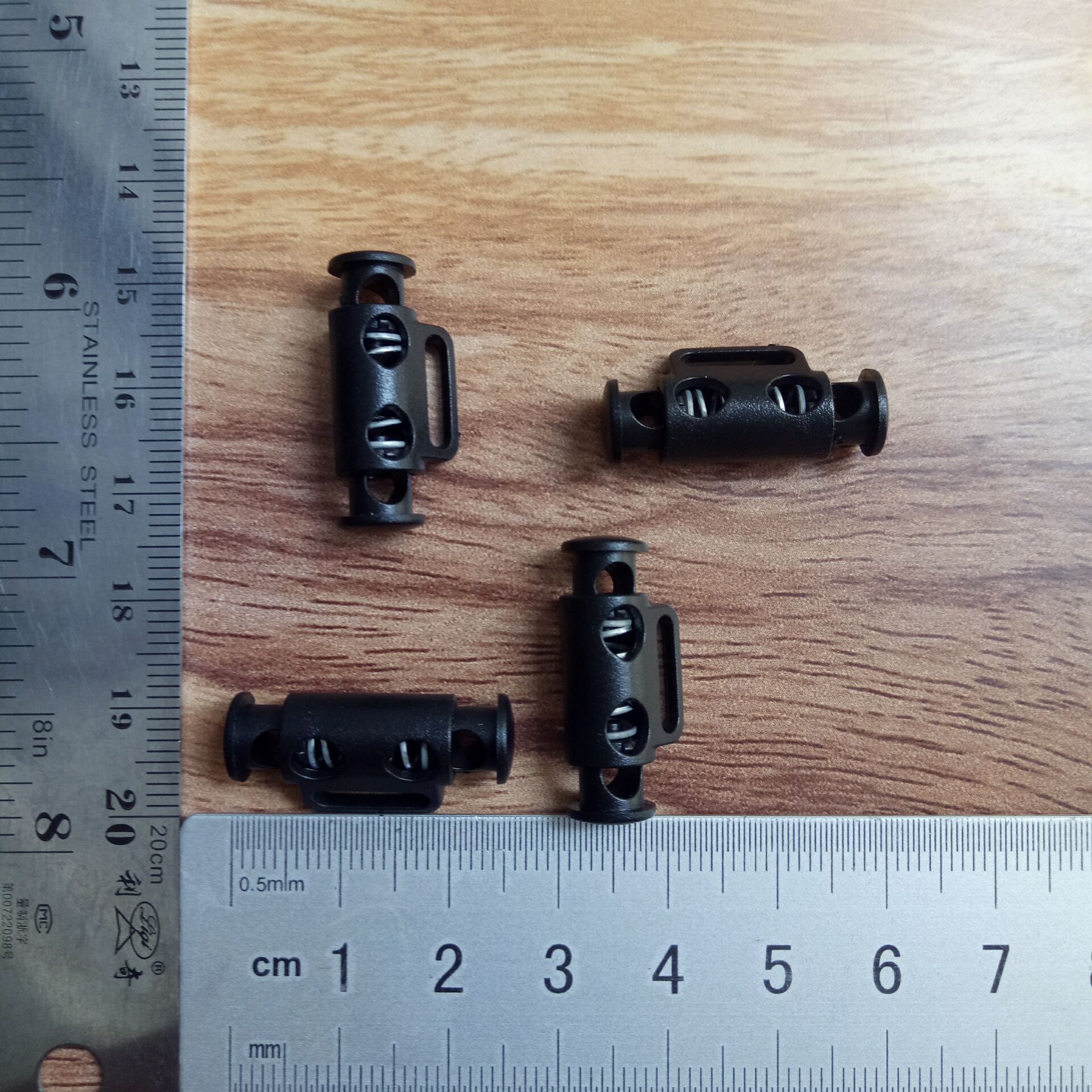 厂家直销质量保证价格优惠双头塑料弹簧扣 双头带柄弹簧扣