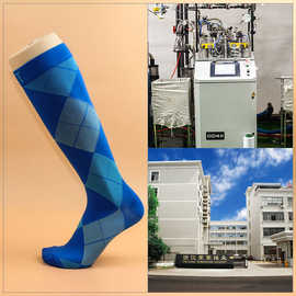 跨境热销运动压力袜腿套中筒压缩袜跑步爬山打球弹力袜20-30mmhg