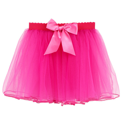 Children's dance practice clothes half-length gauze skirt elastic toddler white ballet tutu girl's mesh princess skirt