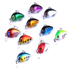 HENGJIA Bestselling Mini Rock Bait Lure 3cm 1.5g Spinning Fishing Rig Hard Bait Artificial Lure Set