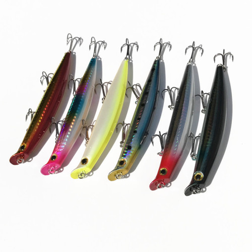 Wholesale Sea Fishing Artificial Bait Minnow Lure Fishing Tools Biomimetic Bait 12cm/16g)