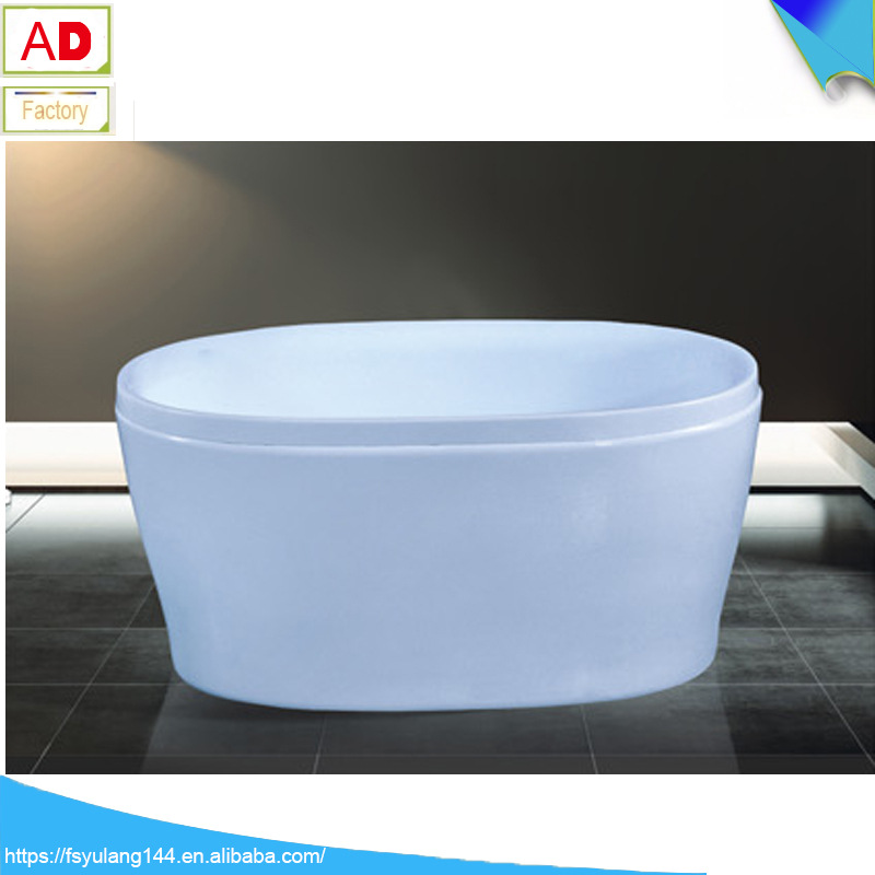 Andy Bathroom 1.3m Freestanding Small Bathtub Size Home Use Cheap Price Special Promotion Acrylic Material