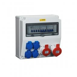 启星插座箱QCSM0901塑料电源插座箱插座箱防水电源插座箱 检修箱