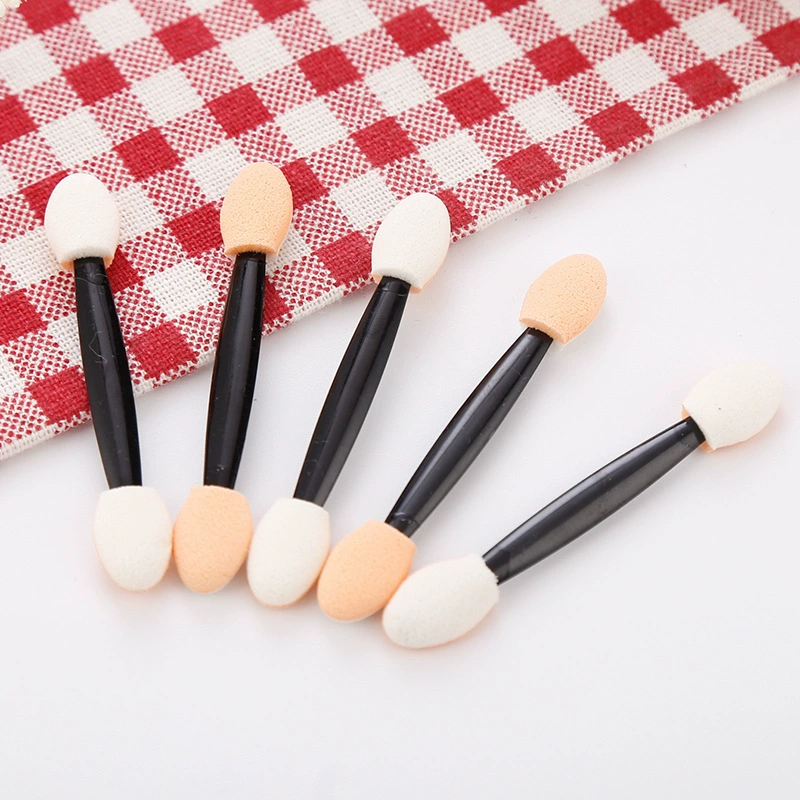 6,5 двойная головка тени для век палочка латексная Губка голова тени для век Кисть бутик макияж инструменты для макияжа