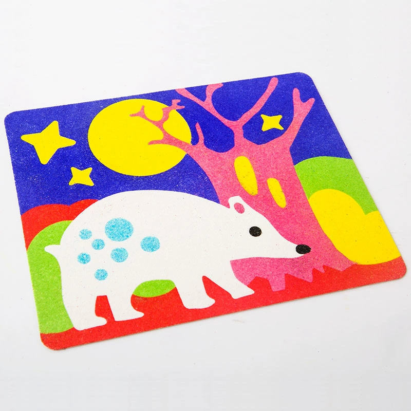 Игрушка для раннего возраста, цветной песок, ручная работа, 3-6 лет, обучение, граффити