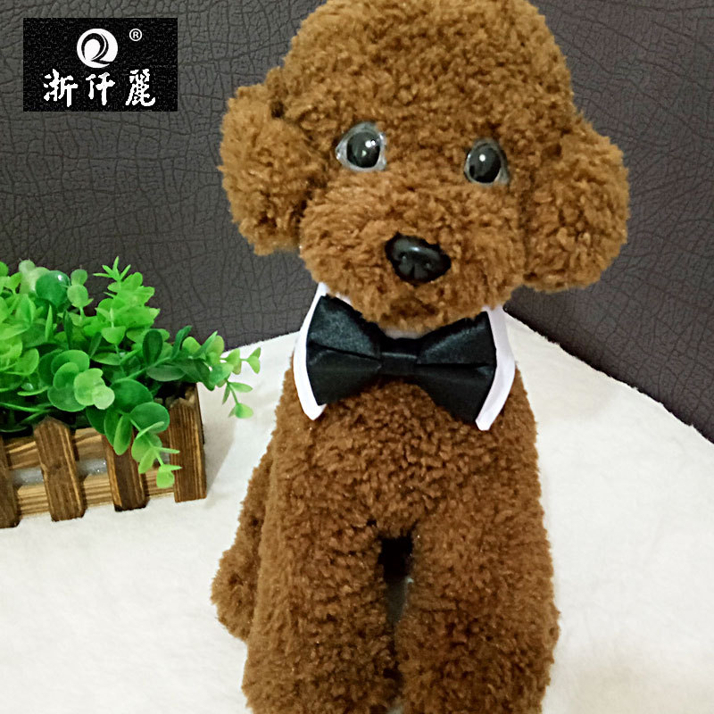 Factory Direct Pet tie bow tie collar jewelry saliva towel fake collar dog tie clothing accessories