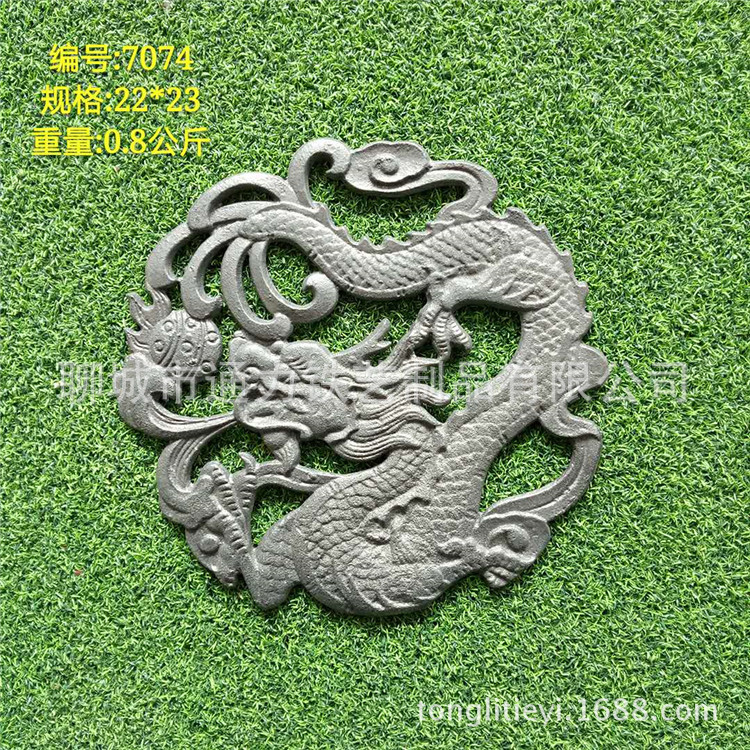 潍坊厂家铸铁龙 铸造围栏花片 大门边花 铸铁花 厂家