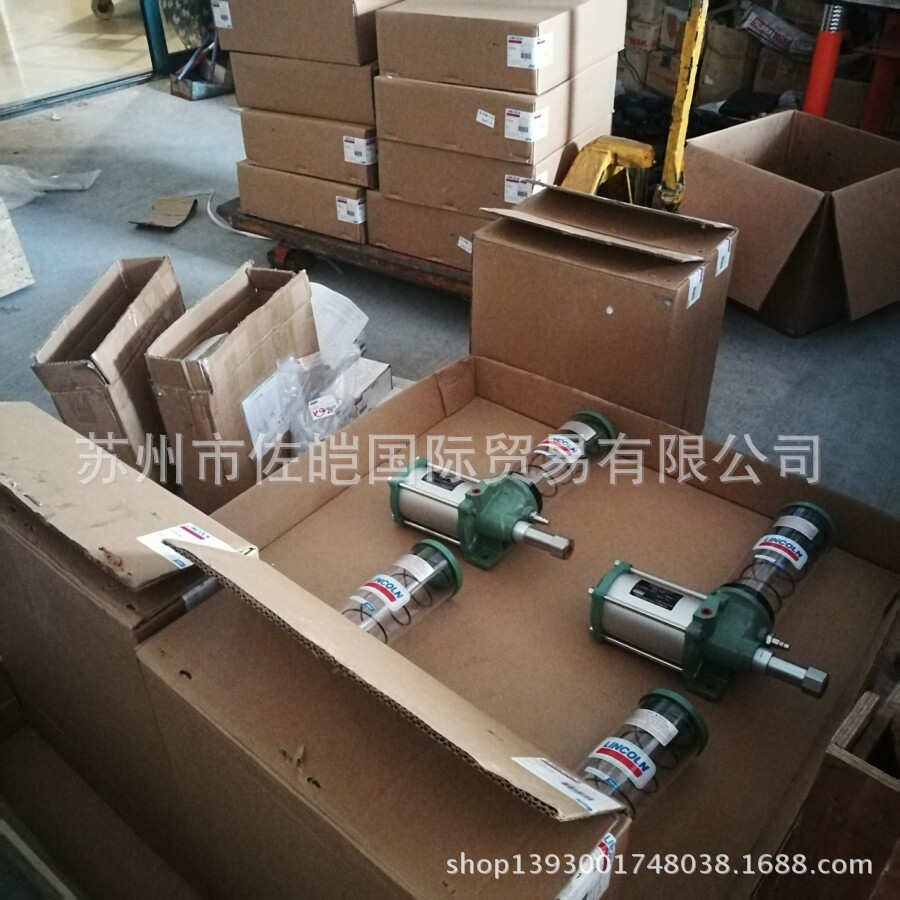 销售品牌LINCOLN原装83834型号气动润滑泵 可提供原产地证 打黄油