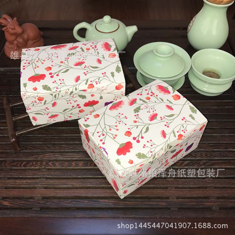 新款茶叶包装盒 通用白卡纸飞机盒 折叠彩盒包装礼盒批发印制logo