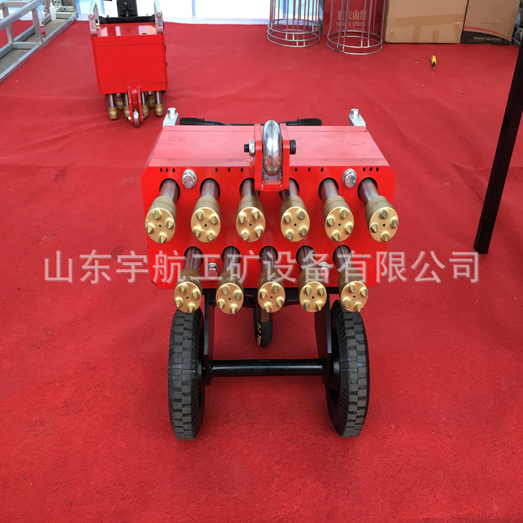 厂家供应单双三头手持式凿毛机11/17头凿毛机 里面混凝土凿毛机