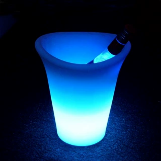 发光冰桶啤酒桶香槟桶冰酒桶充电遥控防水冰桶 LED发光酒吧用品
