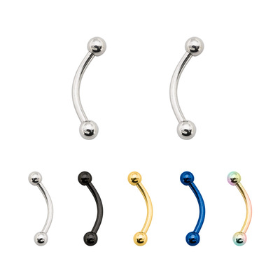 欧美嘻哈朋克饰品热卖弧形杠铃钛钢眉钉唇钉穿刺饰品厂家跨境批发|ru