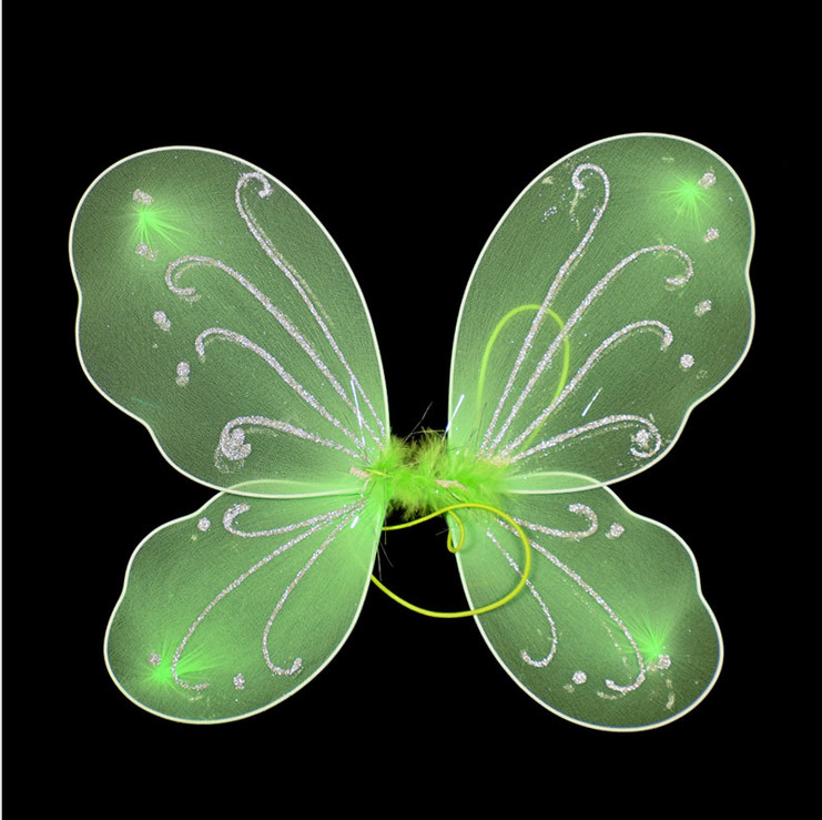 Alas de mariposa coloridas para niños, disfraz de actuación, accesorios para escenario