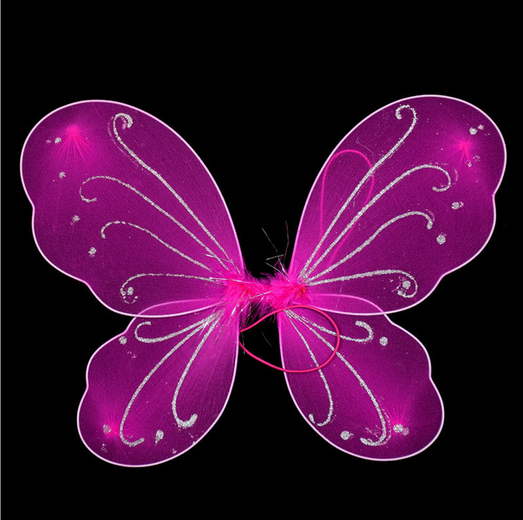 Alas de mariposa coloridas para niños, disfraz de actuación, accesorios para escenario