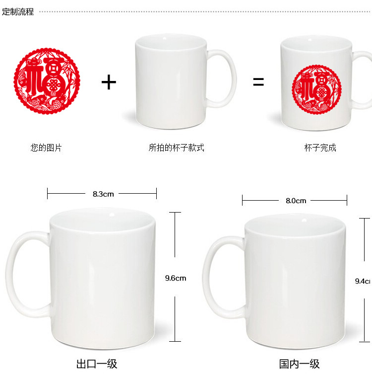 11oz Ceramic Cup Customized Logo Mug Gift Cup Colorfulful Coffee Cup Printed Promotional Advertising Water Cup