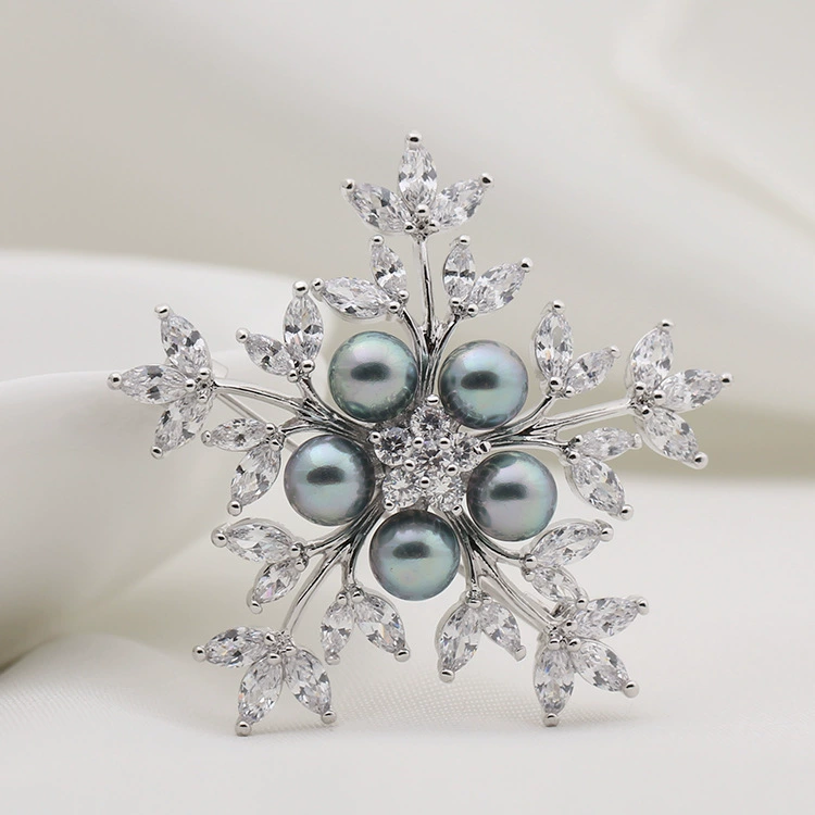 Корейская elegante брошь солнечный элемент, корейский стиль, со снежинками, опт