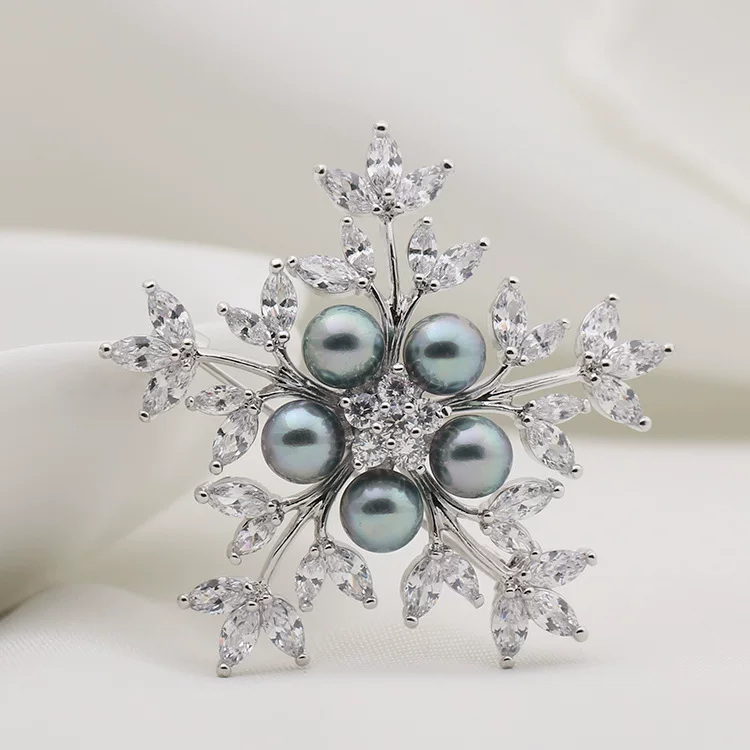 Корейская elegante брошь солнечный элемент, корейский стиль, со снежинками, опт