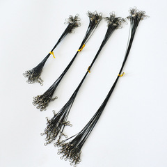 Wholesale Lure Anti-Bite Line with Pin Leader Wire Stainless Steel Wire Line for Big Fish Anti-Tangle Leader Wire in Multiple Sizes