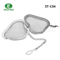 Factory Direct Selling Heart Shape Tea Infuser Tea Ball Tea Maker Tea Ball Stainless Steel Tea Filter Tea Leaf Gift