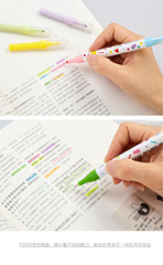 MONAMI Live Color Dual-Head DIY Pen Body Watercolor Pen Fluorescent Pen 02098