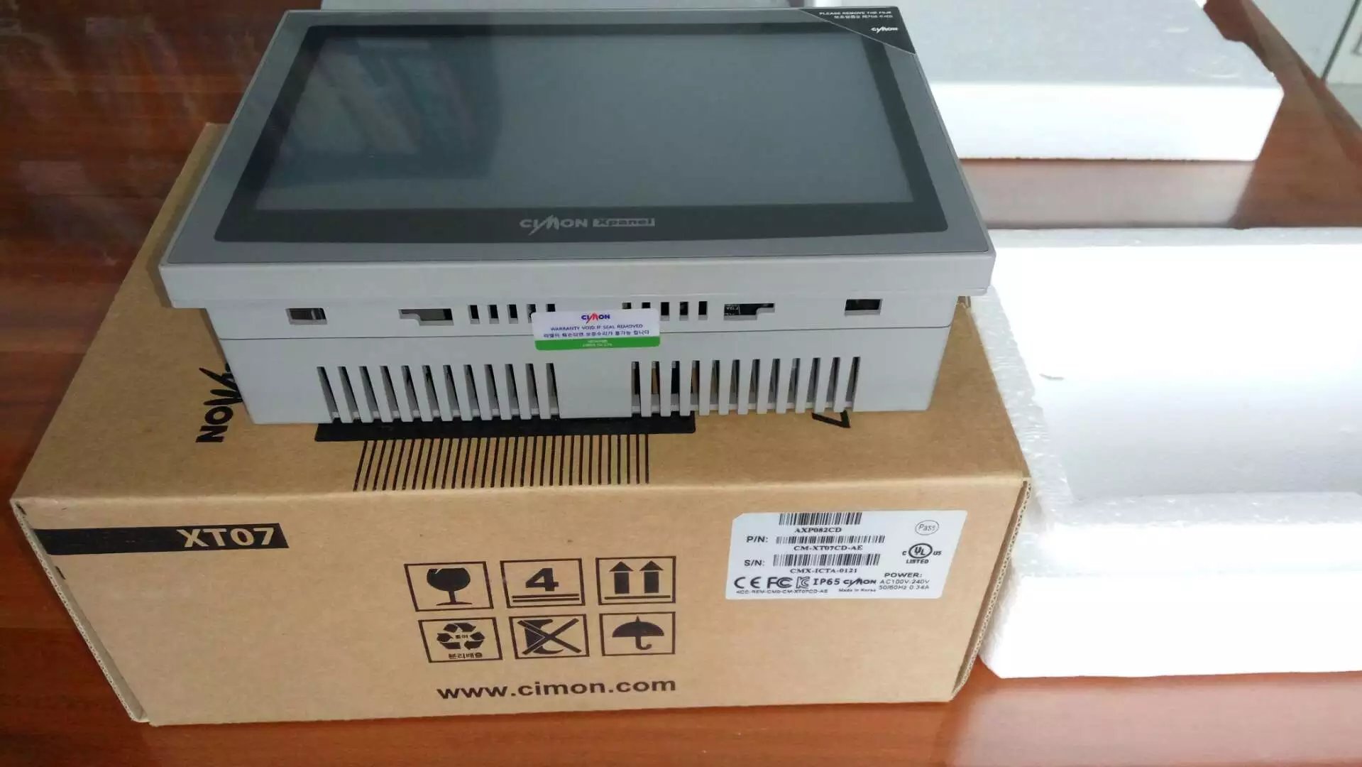 经销韩国CIMON伺服系统控制器数字控制器触摸屏CM-XT07CD-AE