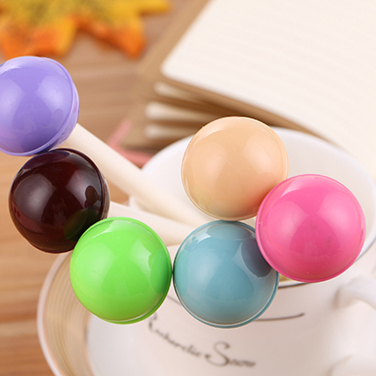 Creativo Lollipop pluma de gel lindo estudiante papelería dibujos animados pluma de agua de alta calidad Oficina firma pluma ventas directas de fábrica